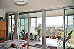 The renovation approach added 242 square feet of usable space to a typical one-bedroom apartment without modifications to the building's interior.