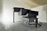 The Breed Retreat, by Amsterdam-based furniture designer Frederik Roijé, is a bold experiment in luxury condolike living for urban birds. Responding to the natural “pecking order”