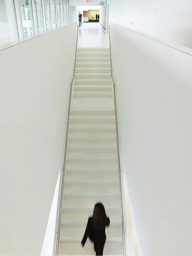 A new stair by Peter Ebner in Building 220.