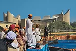 Located on a 75-acre site in the holy town of Anandpur Sahib, not far from Chandigarh, this project serves as a museum of the Sikh people and includes a 400-seat auditorium and a library. Safdie’