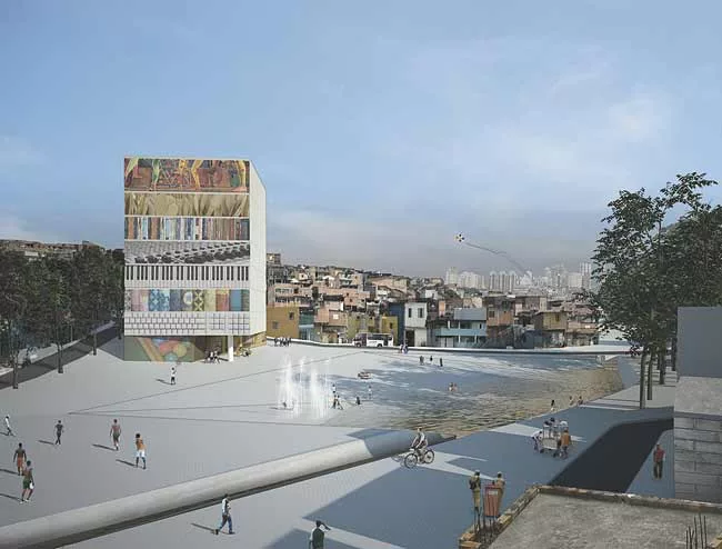 MMBB's Urban Project for Antonico Creek reconciles a S'o Paulo favela and its area's waterways.