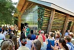 The weekend included a ribbon-cutting ceremony for Lions Park’s Scout Hut.