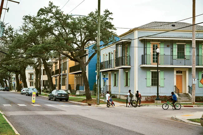 After Hurricane Katrina, the city's stock of public housing was cut by more than two thirds, as projects'damaged or not'began to be redeveloped into mixed-income communities. The new developments, bas