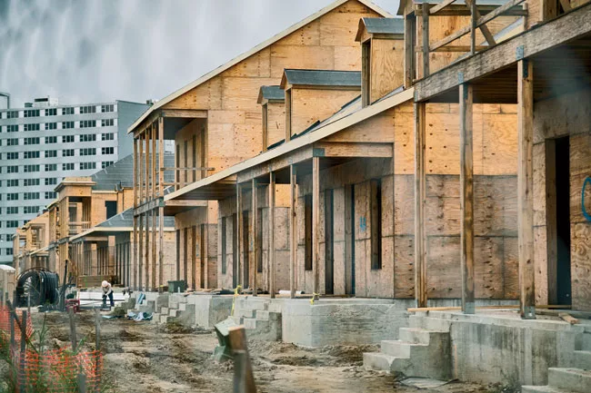 After Hurricane Katrina, the city's stock of public housing was cut by more than two thirds, as projects'damaged or not'began to be redeveloped into mixed-income communities. The new developments, bas