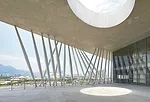 Portzamparc’s firm worked closely with a local team that assured remarkably high-quality concrete work. The open decks inside the imposing structure were designed to provide a rare public space 
