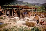 Making roof tiles.