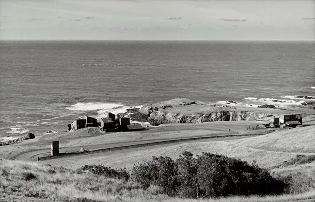 The Sea Ranch in 1965, before the grasses, cypress, and other natural plantings took over the grazed land.