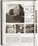 A page from <em>Architectural Record</em>&rsquo;s report on the Sea Ranch in 1965, with another Esherick house.