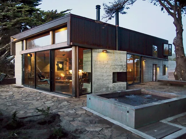 A new house by Norman Millar and Judith Sheine uses concrete and Cor-Ten but embraces the spirit of the place.