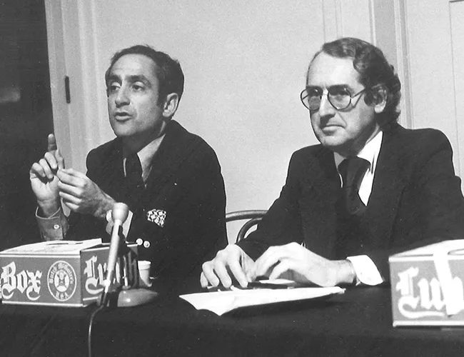 Robert Stern and Richard Meier