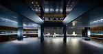 The gallery's ground floor includes 10 interactive installations devoted to subjects that are important to the company, such as design, water, and tech'nology. Motion sensors detect visitors' location