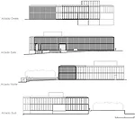 Roca Barcelona Gallery, elevations