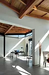 Light-filled, loftlike office space.