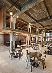 Julie Snow Architects converted two vacant storefronts&mdash;a former record store and a former Scientology center&mdash;into a lounge and recreation space for roughly 10,000 Target employees working 