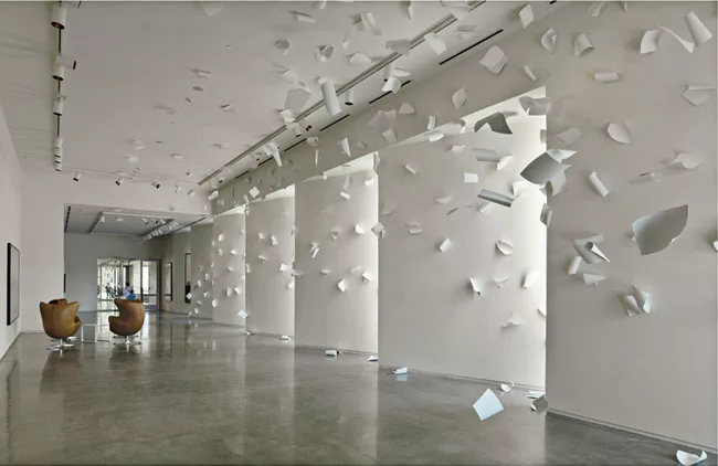 12,000 square feet of gallery space showing Serkan 'zkaya's <em>A Sudden Gust of Wind in Bentonville</em> (2013).
