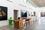 Reception desk and lobby