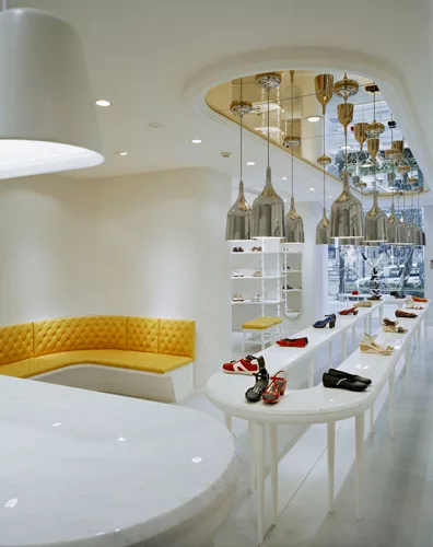 Camper store interior