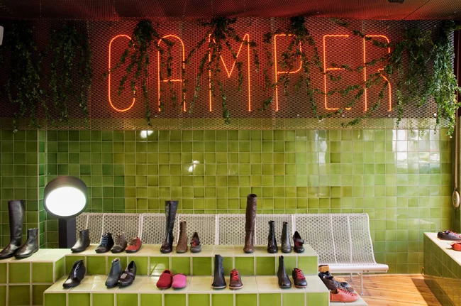 Camper store interior