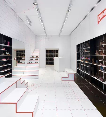 Camper store interior