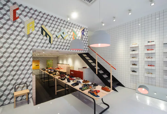 Camper store interior