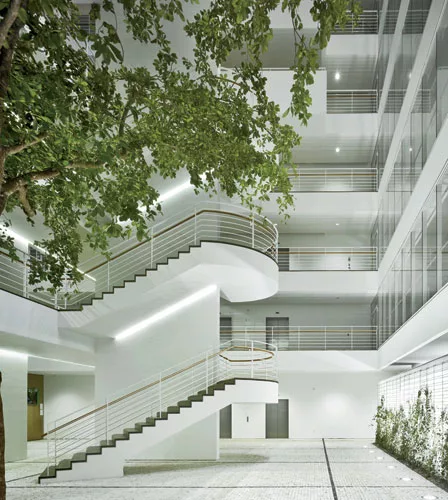 Airy daylit Atrium
