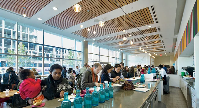 The Paintbox Caf&eacute; in the Artscape Lobby/Lounge.