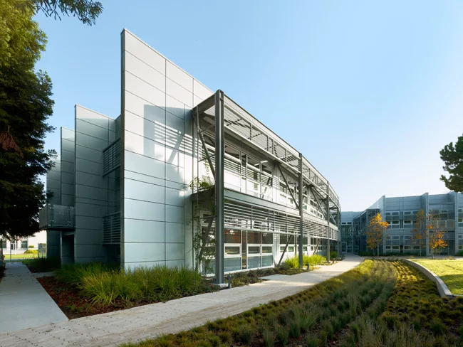 Exterior of the Sustainability Base at the NASA Ames Research Center