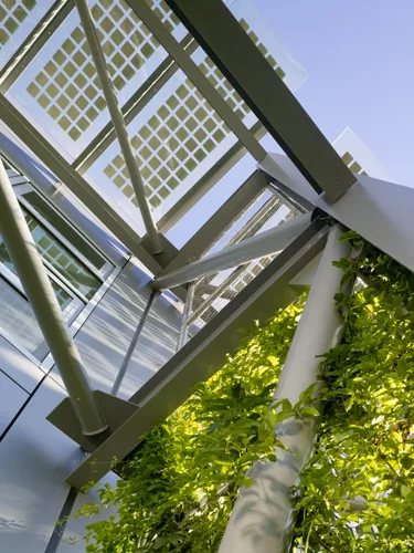 Exterior Detail of the Sustainability Base at the NASA Ames Research Center