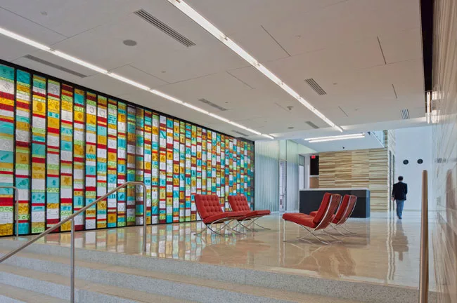 Color-coded floor plans