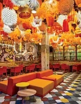 The design team refurbished a 1963 office building for Generator's first hostel/hotel, located in the city's Gr'cia district. A dazzling installation of more than 300 lanterns by local artist Julie Pl