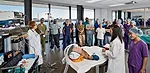 The college trains students in nursing and other health-care professions, with a focus on team-based, patient-centered delivery, as per the recommendations of Canada's Romanow Commission.