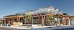 The LEED Gold'certified Grand Rapids Downtown Market employs a geothermal system to refrigerate food storage and heat its greenhouse.