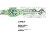 Benjamin Franklin Parkway Master Plan. <br><br> <a href='/features/Philadelphia-Remix/images/Barnes-Foundation-on-Benjamin-Franklin-Parkway-Master-Plan.jpg' target='_blank' >Click to view larger image