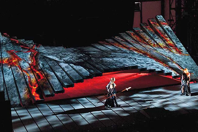 The Ring will roll out into 2012. April brings Die Walk're with new set configurations and fiery projections.