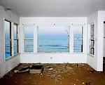 In his Zuma Series, 1977–78, John Divola documented an abandoned oceanfront property, such as Zuma #8, on display at Geffen Contemporary–MoCA.