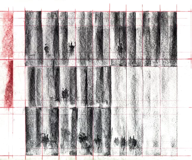 As part of her design process, Marion Weiss, of Weiss/Manfredi, moves back and forth between hand sketches, digital tools, and physical models. Drawings for the firm’s student center at Barnard
