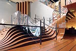 For a New York City Longchamp store, Heatherwick created a series of curving, thermoplastic balustrades.