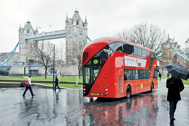Heatherwick Studio’s sleek remake of London’s iconic double-decker coach, the Routemaster, made its debut in February.