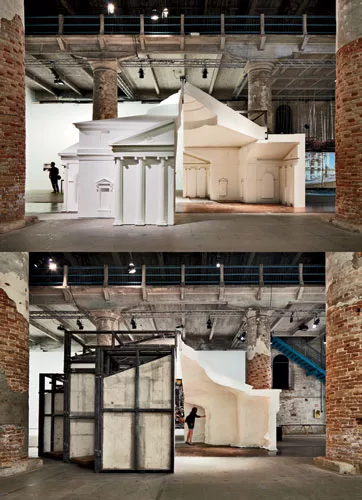 The British firm FAT uses a model of the Villa Rotonda to explore architectural copying .