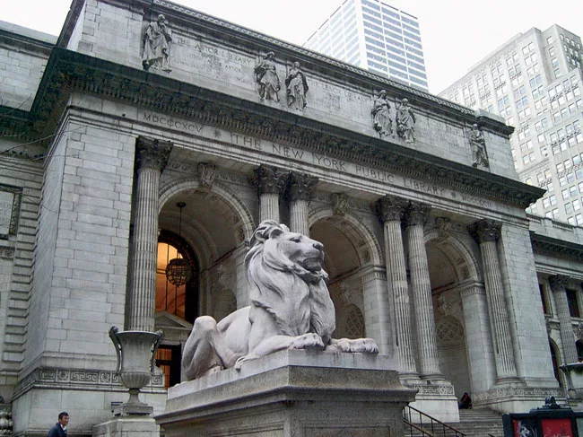 Controversy over the New York Public Library's main branch at 42nd Street.