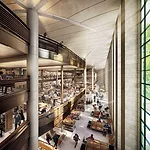 Controversy over the New York Public Library's main branch at 42nd Street continues with Foster + Partners' scheme to replace seven stories of stacks with a circulating library.