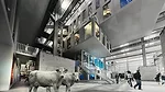 For a 2011 competition, the architects at Rotterdam-based MVRDV envisioned a former industrial site in Lille, France, to be transformed into an elaborate vocational school. Luxigon, a Paris-ba