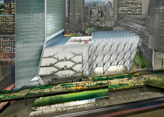 The Culture Shed, a 170,000-square-foot arts institution planned for Hudson Yards on Manhattan’s West Side, was designed by Diller Scofidio + Renfro in collaboration with Rockwell Gr