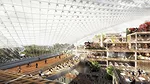 The proposed plans included gardens and a 'green loop' of bike paths and walkways to link various Google sites in Mountain View with each other.