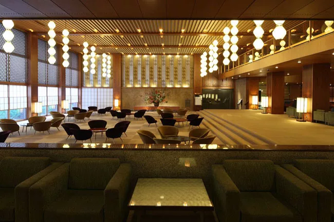 Hotel lobby.