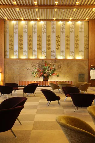 Hotel lobby.