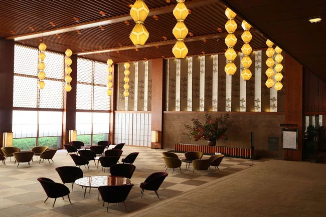 Hotel lobby.