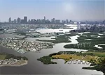 Delta Twin Town, a design concept for the UNESCO-IHE Delta City of the Future competition, restores the connection between Rotterdam and the sea by creating a new artificial delta.