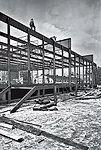 Mies&rsquo;s love of structural clarity can perhaps be best seen in projects during construction, for example, Crown Hall at IIT from 1956 (left) and 860'880 Lake Shore Drive in Chicago from 1951 (Sli