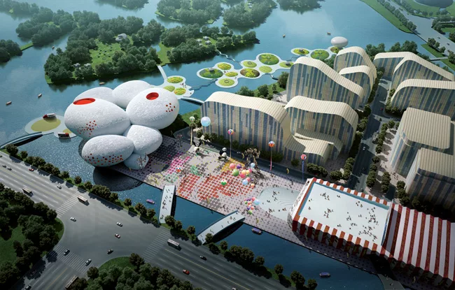 China Comic and Animation Museum in Hangzhou by MVRDV.